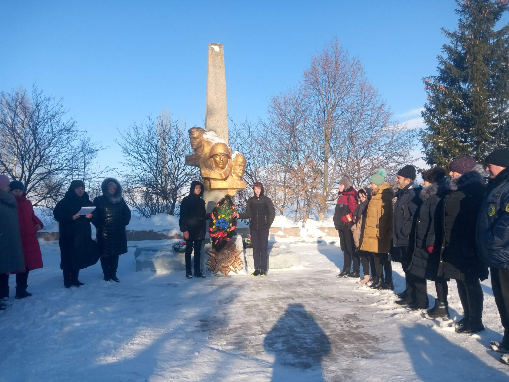 Митинг, посвященный памятной дате освобождения Волоконовского района.